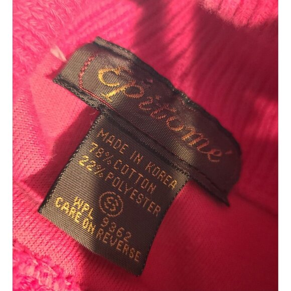 Vintage Epitome Women's S  Matching 2 Piece Velour Tracksuit Leisure Suit Pink - Picture 8 of 16